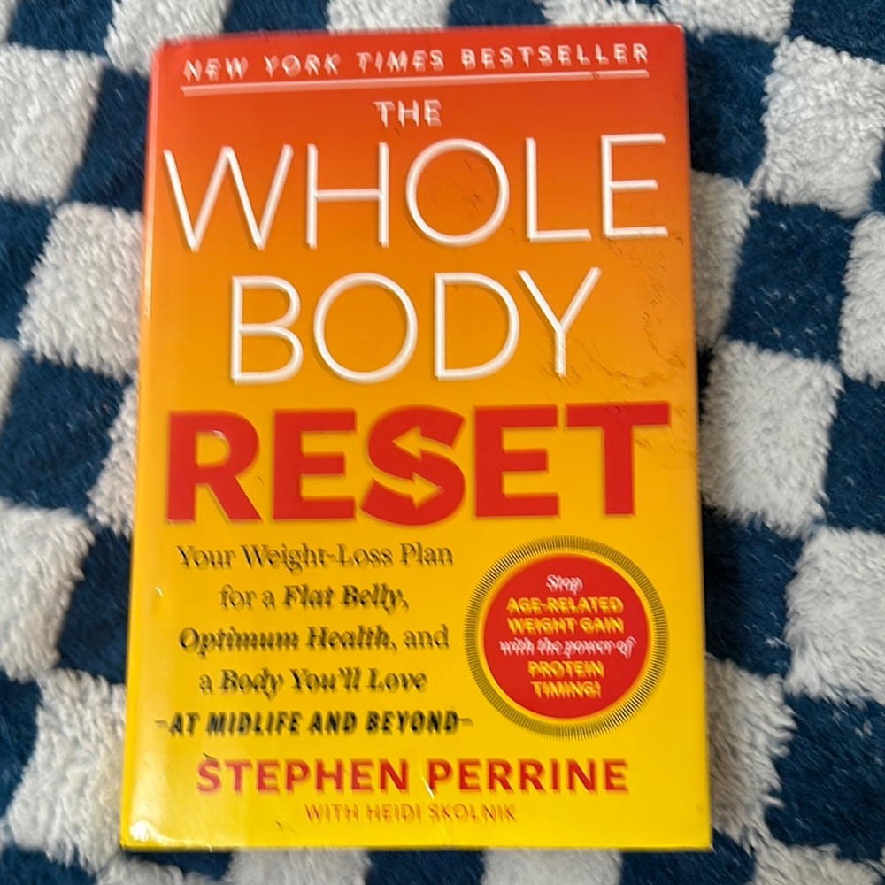 The Whole Body Reset Book by Stephen Perrine - Orange Cover